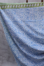 Green HBP Cotton Saree-SRGCS1171