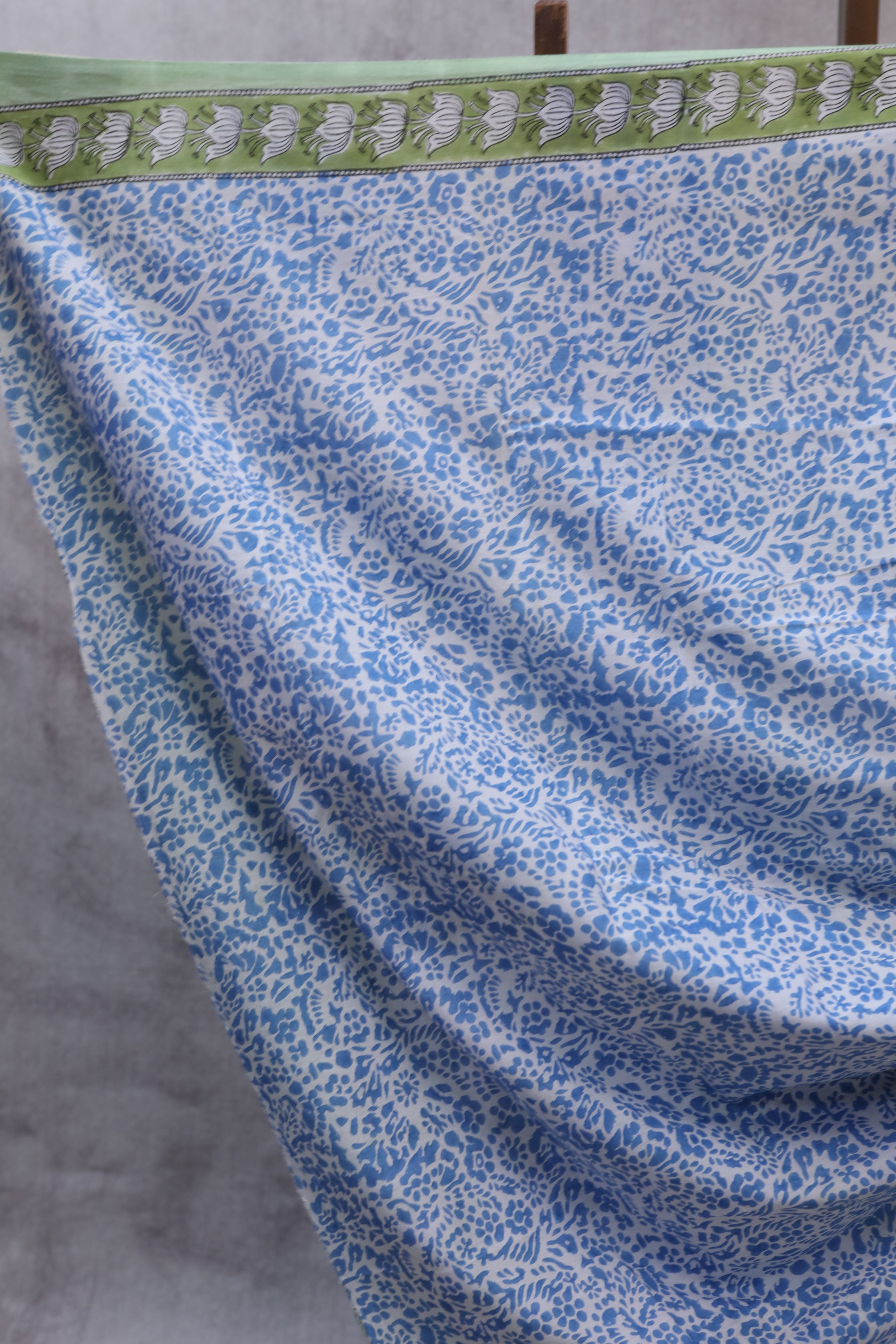 Green HBP Cotton Saree-SRGCS1171