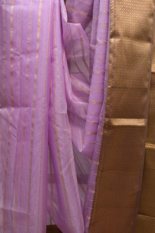 Lavender Chanderi Tissue Silk Saree-SRLCTSS69