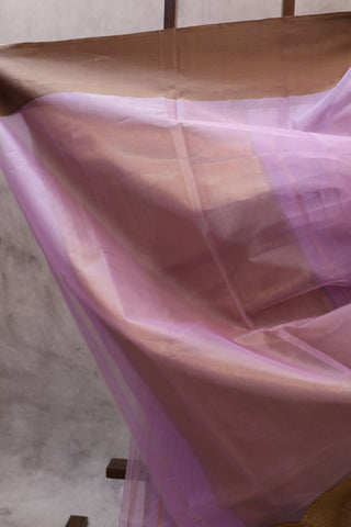 Lavender Chanderi Tissue Silk Saree-SRLCTSS69