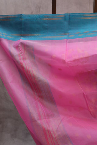 Pink Chanderi Tissue Silk Saree-SRPCTSS68