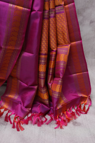 Purple Kanjeevaram Silk Saree-SRPKSS420