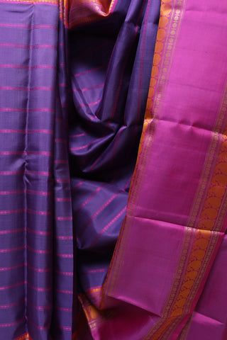 Purple Kanjeevaram Silk Saree-SRPKSS420