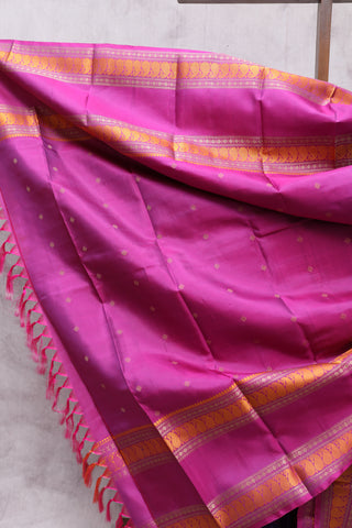 Purple Kanjeevaram Silk Saree-SRPKSS420