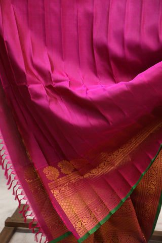 Brown Gadwal Silk Saree - SRBGSS362