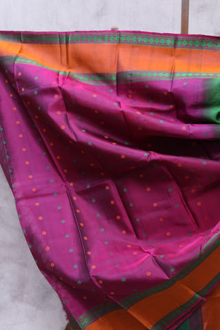 Green Kanjeevaram Silk Saree-SRGKSS391