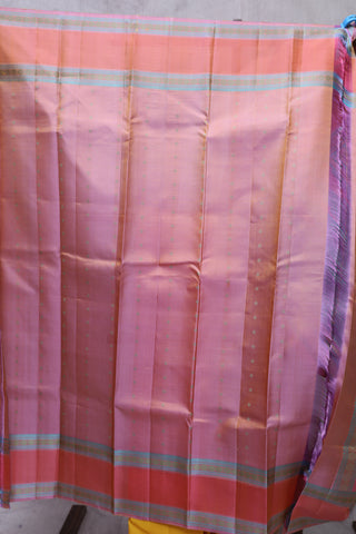 Yellow Kanjeevaram Silk Saree-SRSYKSS395