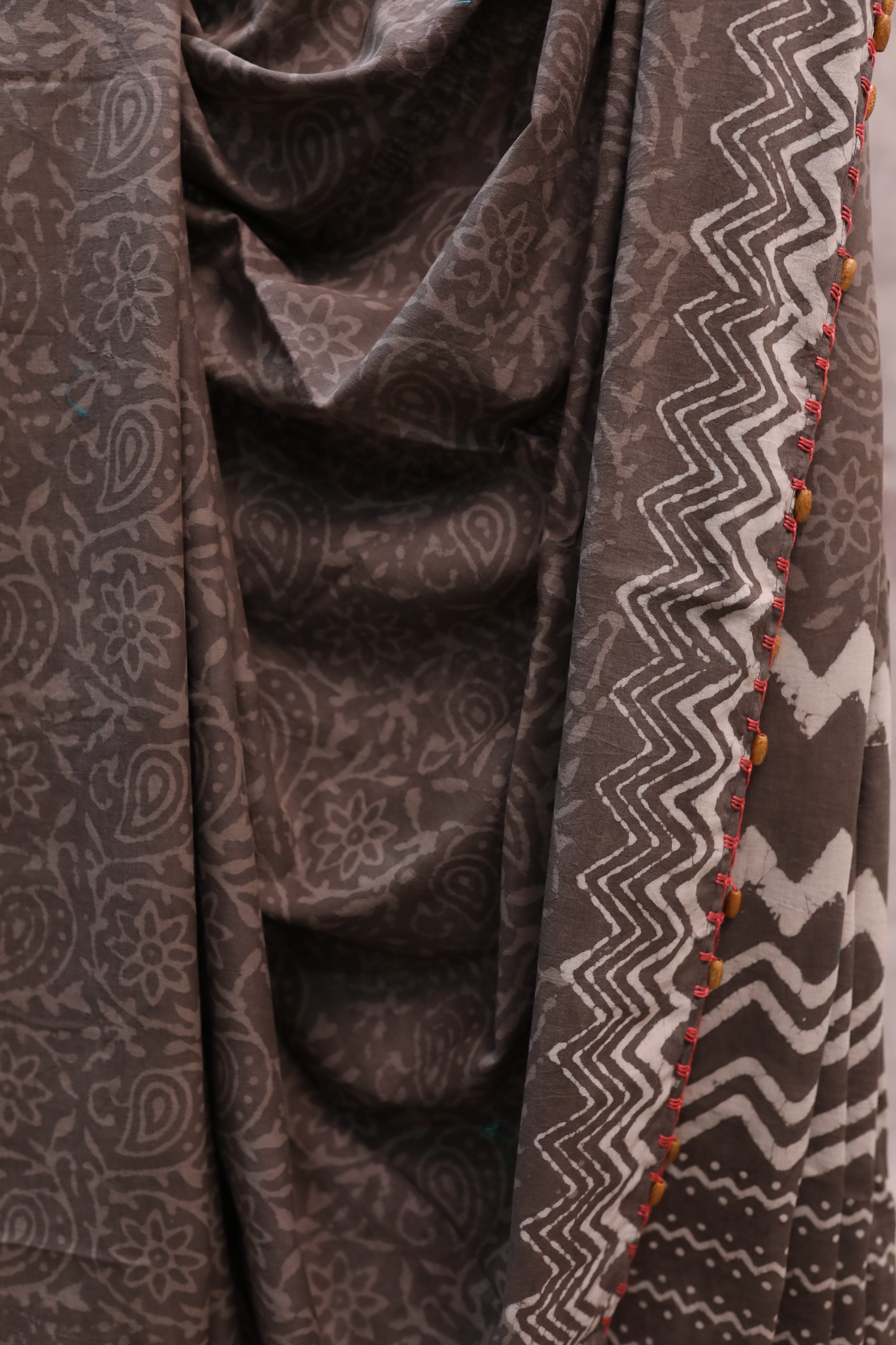 Kashish HBP Cotton Saree With Beads-SRKCS201