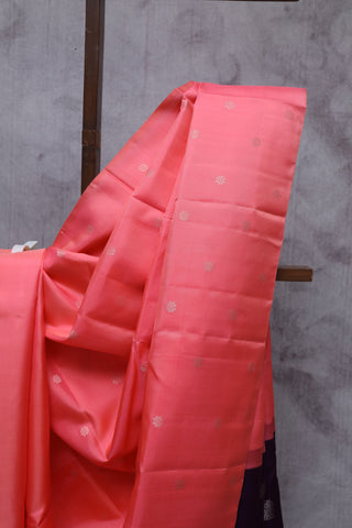 Peach Kanjeevaram Silk Saree-SRPKSS343