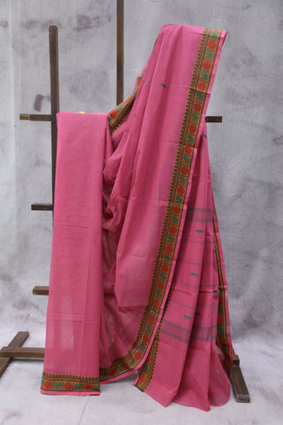 Pink Kanchi Cotton Saree-SRPK CS97EX