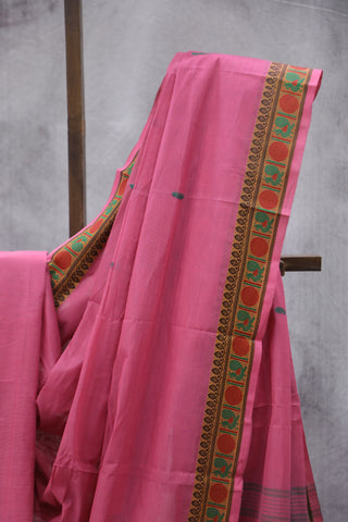 Pink Kanchi Cotton Saree-SRPK CS97EX