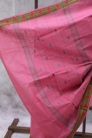 Pink Kanchi Cotton Saree-SRPK CS97EX