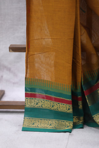 Brown Kanchi Cotton Saree-SRBKCS96EX