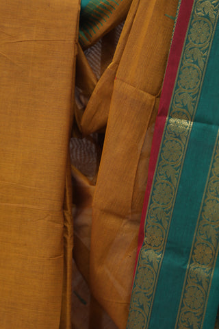 Brown Kanchi Cotton Saree-SRBKCS96EX