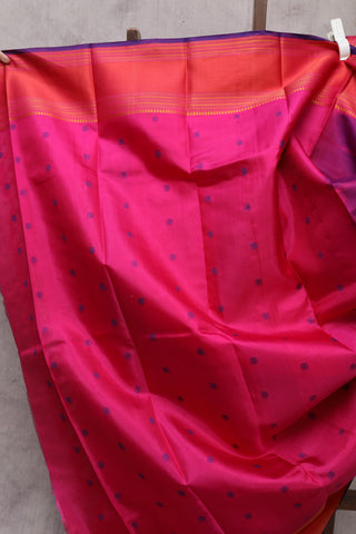 Violet Kanjeevaram Silk Saree-SRVKSS331