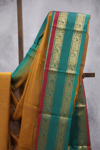 Brown Kanchi Cotton Saree-SRBKCS96EX