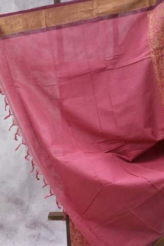 Peach  Kanchi Cotton Saree-SRSKCS216EX