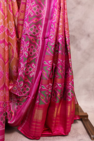 Pink Rajkot Patola Silk Saree - SRPRPSS195