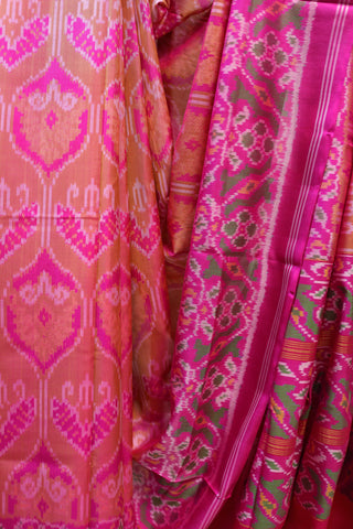 Pink Rajkot Patola Silk Saree - SRPRPSS195