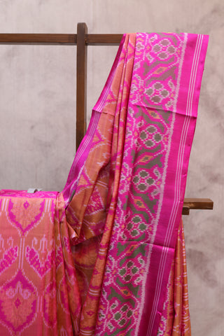 Pink Rajkot Patola Silk Saree - SRPRPSS195