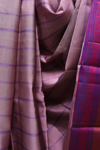 Mauve Kanjeevaram Silk Saree-SRMKSS362