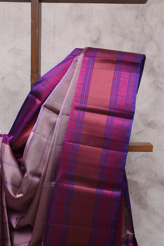 Mauve Kanjeevaram Silk Saree-SRMKSS362