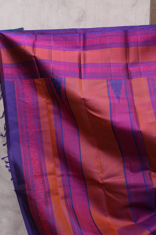 Mauve Kanjeevaram Silk Saree-SRMKSS362