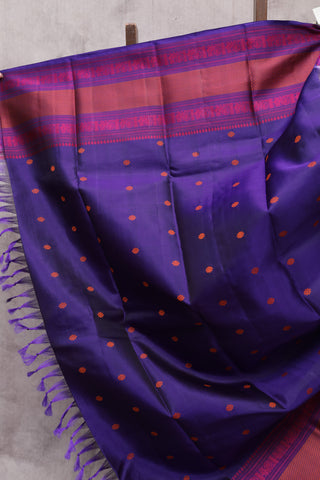 Mauve Kanjeevaram Silk Saree-SRMKSS362