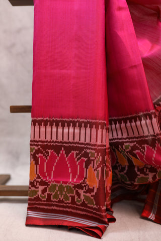 Pink Rajkot Patola Silk Saree - SRPRPSS187