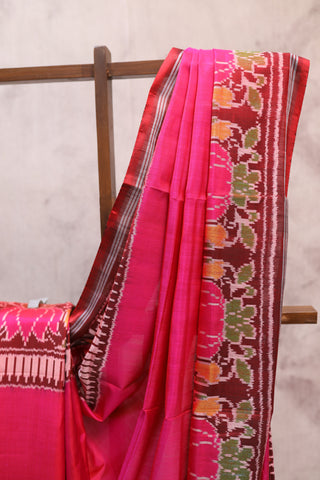 Pink Rajkot Patola Silk Saree - SRPRPSS187