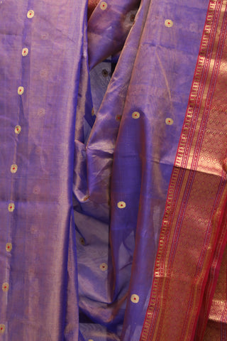 Purple Chanderi Tissue Silk Saree-SRPCTSS55