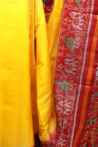 Yellow Rajkot Patola Silk Saree - SRYRPSS186