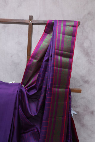 Violet Kanjeevaram Silk Saree-SRVKSS327