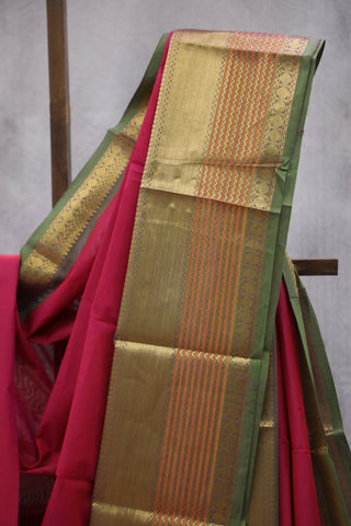 Pink Kanchi Cotton Saree-SRPLGKCS71EX