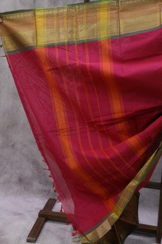 Pink Kanchi Cotton Saree-SRPLGKCS71EX