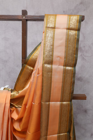 Biscuit Kanjeevaram Silk Saree-SRBKSS219