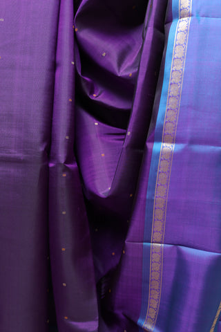 Violet Kanjeevaram Silk Saree-SRVKSS204