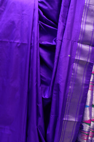 Violet Silk Paithani Saree - SRVSPS382