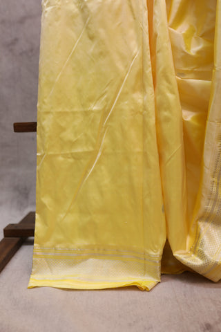 Yellow Silk Paithani Saree - SRYSPS375