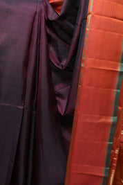 Coffee Brown Kanjeevaram Silk Saree-SRCBKSS244