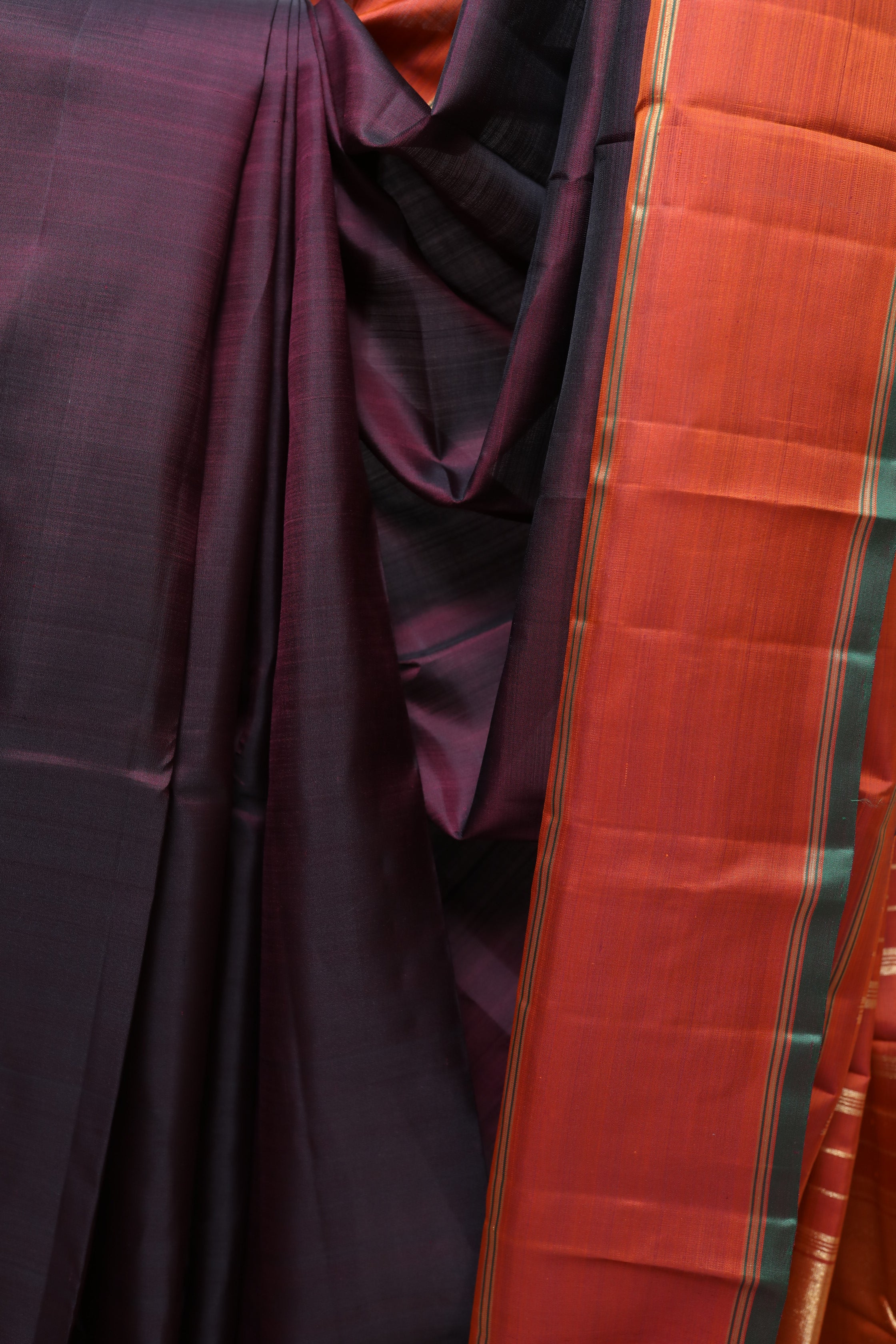 Coffee Brown Kanjeevaram Silk Saree-SRCBKSS244