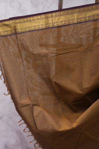 Brown  Kanchi Cotton Saree - SRSPKCS110EX