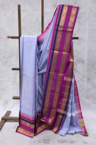 Light Grey Kanchi Cotton Saree-SRSPKCS108EX