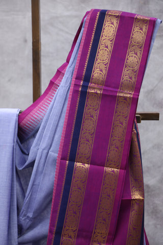 Light Grey Kanchi Cotton Saree-SRSPKCS108EX