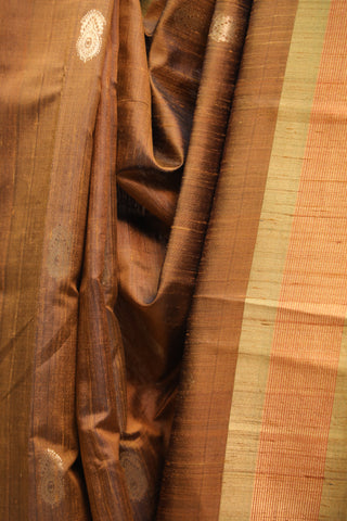 Mustard Yellow Raw Silk Saree - SRMYRSS509