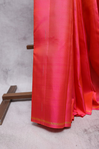 Two Tone Pink Kanjeevaram Silk Saree-SRTTPKSS249