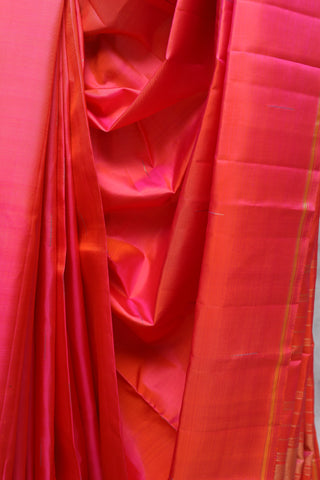 Two Tone Pink Kanjeevaram Silk Saree-SRTTPKSS249