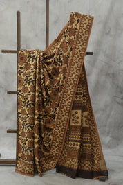 Beige HBP Cotton Saree - SRBCS1773