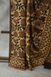 Beige HBP Cotton Saree - SRBCS1773