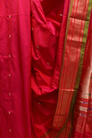 Pink Silk Paithani Saree - SRPSPS378